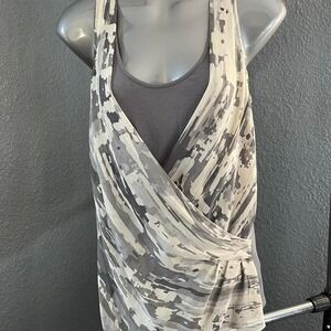 Layered DKNY sleeveless blouse